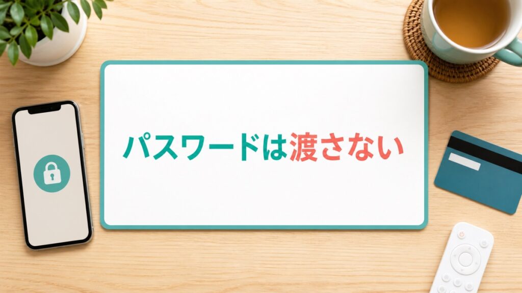 友人に「サブスクのパスワード貸して」と頼まれ、断れないあなたへ