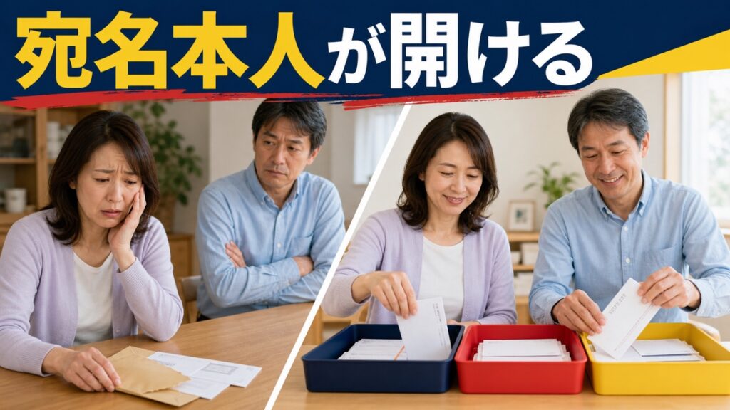 夫に自分宛の郵便物を勝手に開けられても、「家族だから」と黙るあなたへ