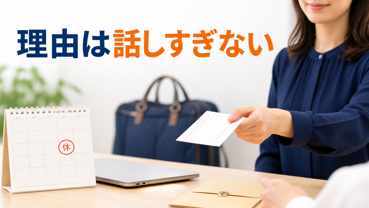 有給休暇を取るたび、理由を細かく説明しないと不安になるあなたへ