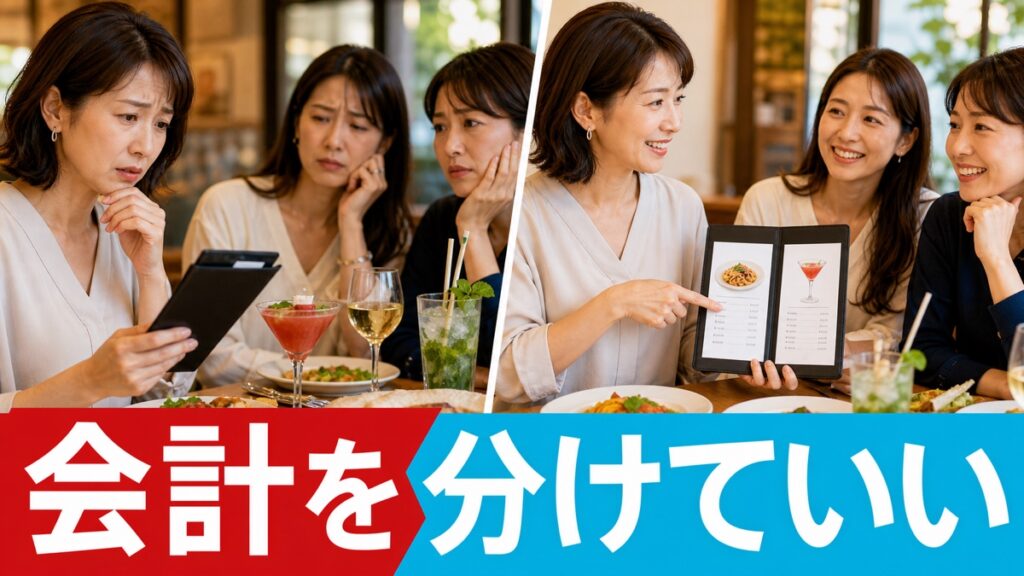 友人との割り勘で自分だけ多く払い、帰宅後にモヤモヤするあなたへ
