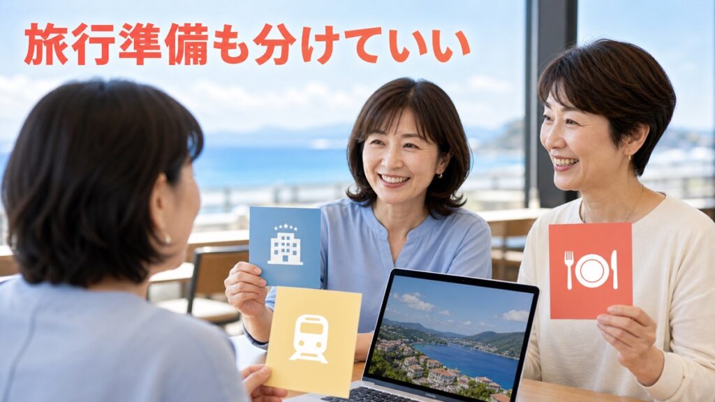 友人旅行のホテル探しも予約も、なぜか全部あなたに集まってしまう時に