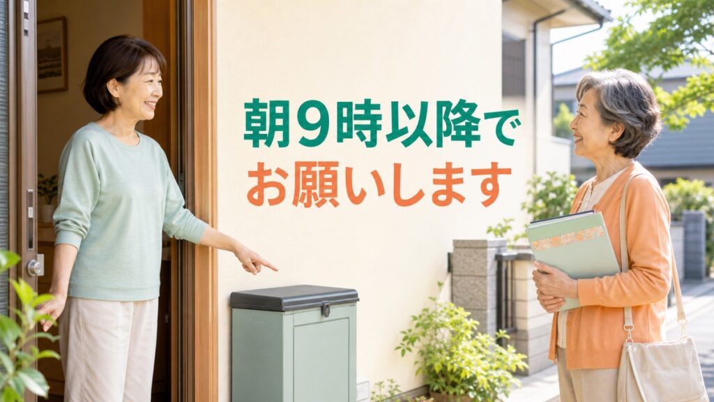 朝7時のチャイムに毎回起こされても、近所だからと言えないあなたへ