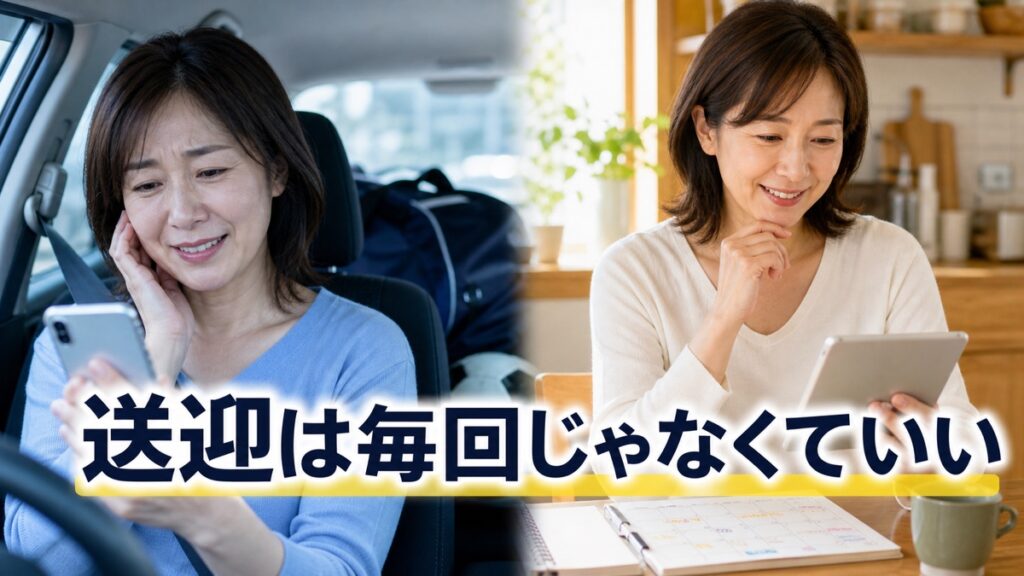 部活のグループLINEで「送れる人？」を見るたび、手を挙げてしまう親へ