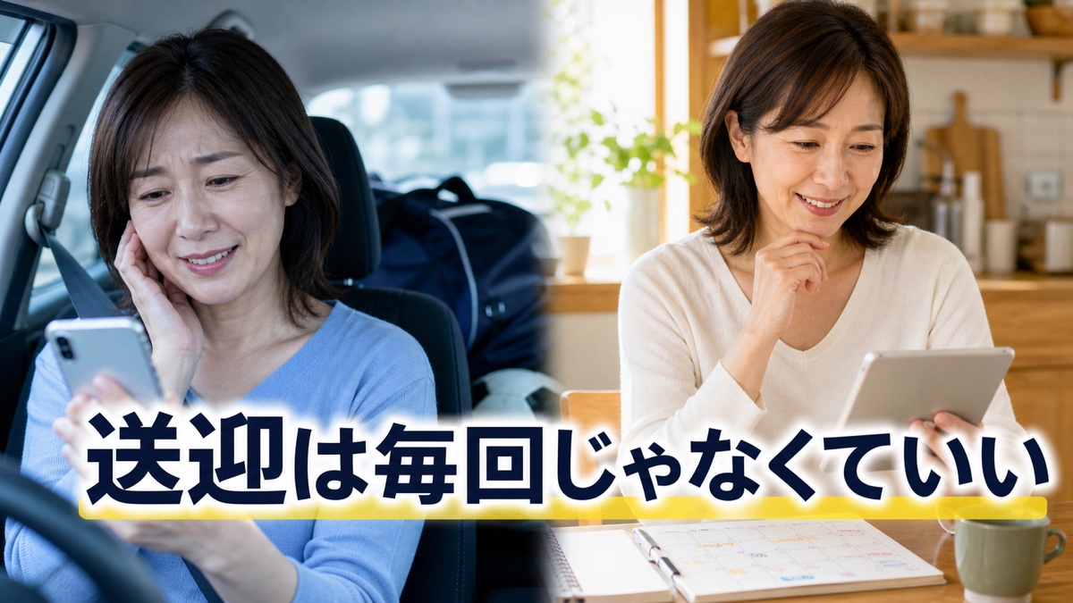 部活のグループLINEで「送れる人?」を見るたび、手を挙げてしまう親へ
