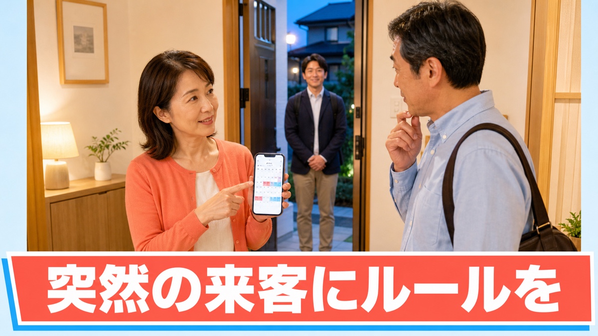 夫の「今から友達を連れて帰る」に、毎回あわてて部屋を片づけるあなたへ