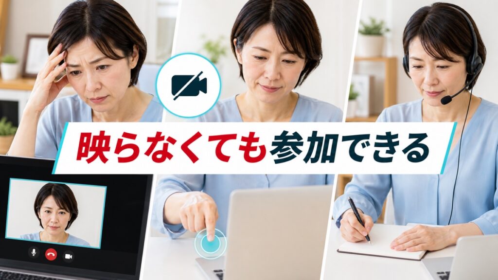 オンライン会議でカメラを切りたいのに、言い出せず疲れるあなたへ