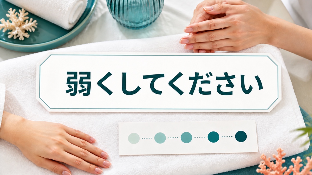 マッサージが痛くても「気持ちいいです」と答えてしまうあなたへ
