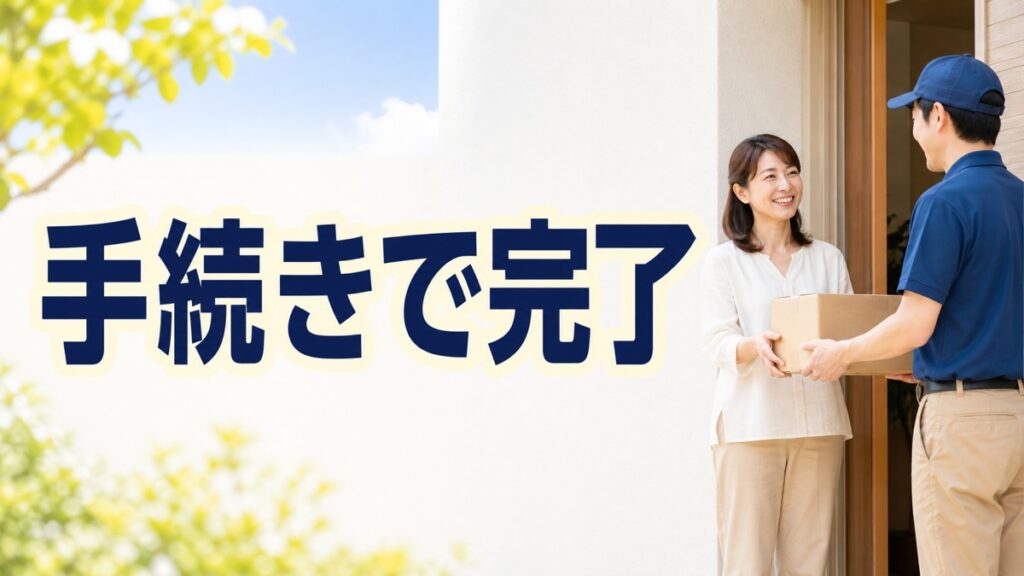 宅配便の再配達に何度も謝り、自分を責めてしまうあなたへ