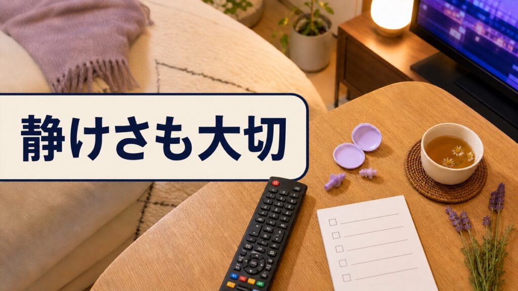 家族のテレビ音量がつらくても「大丈夫」と我慢するあなたへ