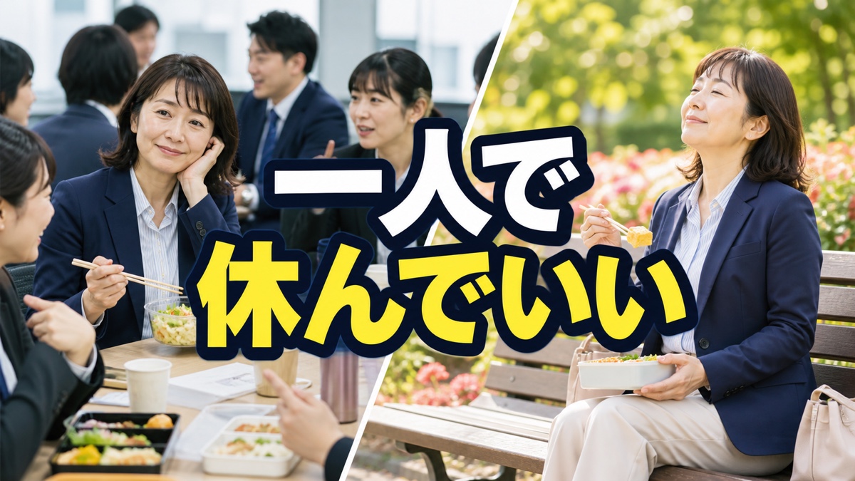 昼休みの誘いを断れず午後まで疲れるあなたへ。一人で休む時間を守る伝え方